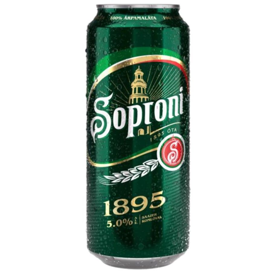 .Soproni 1895 0,5l dob.sör DRS