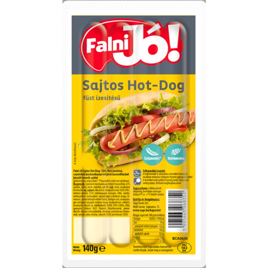 .Sága Falni jó Hot-Dog 140g Sajtos
