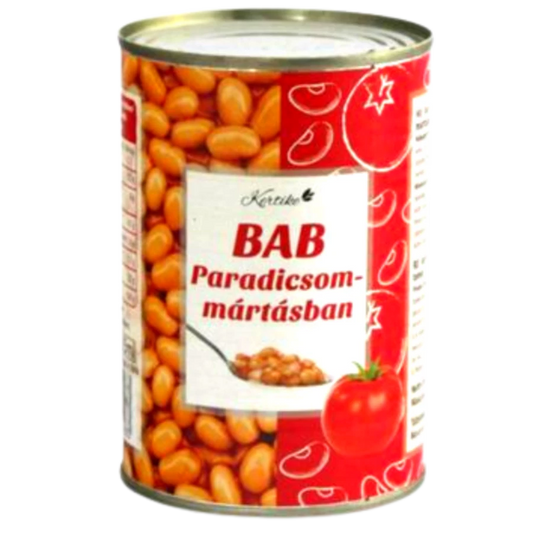 .Kertike paradicsomos bab 420g