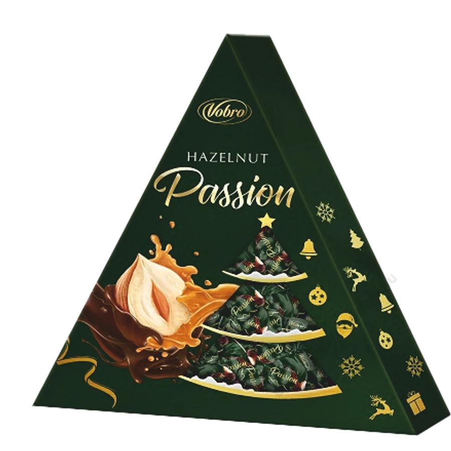 Vobro Karácsonyfa formájú mogyorós desszert 126g