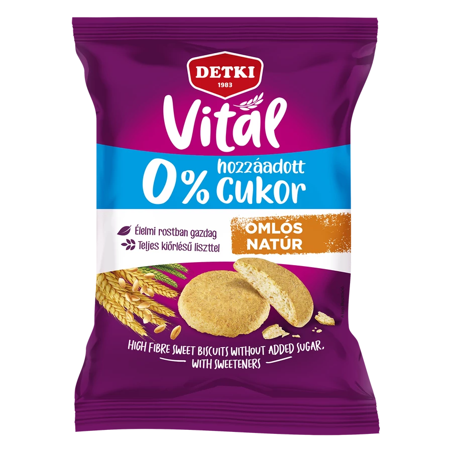 .Detki Vitál omlós keksz 180g cm.