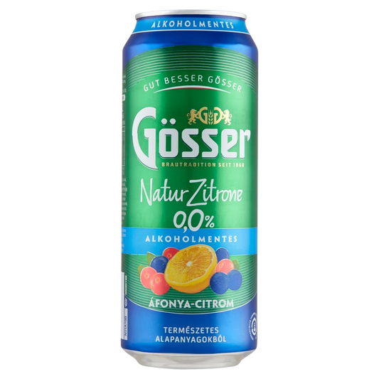 .Gösser Áfonya-citrom Alk.m.0,5l DRS