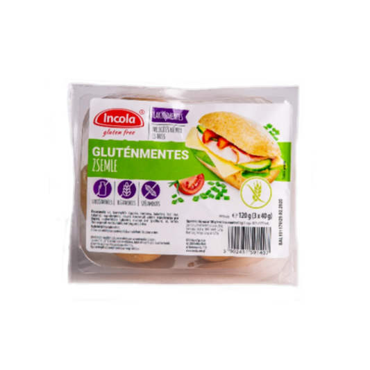 .Incola gluténm.regg.zsemle (3x40g)