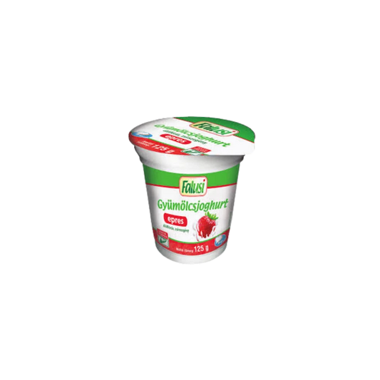 .Falusi gyümölcsjoghurt 125g epres